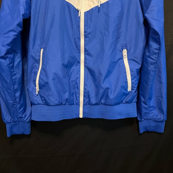 nike golf club windbreaker the open blue white hooded with pockets size small - Picture 7 of 15